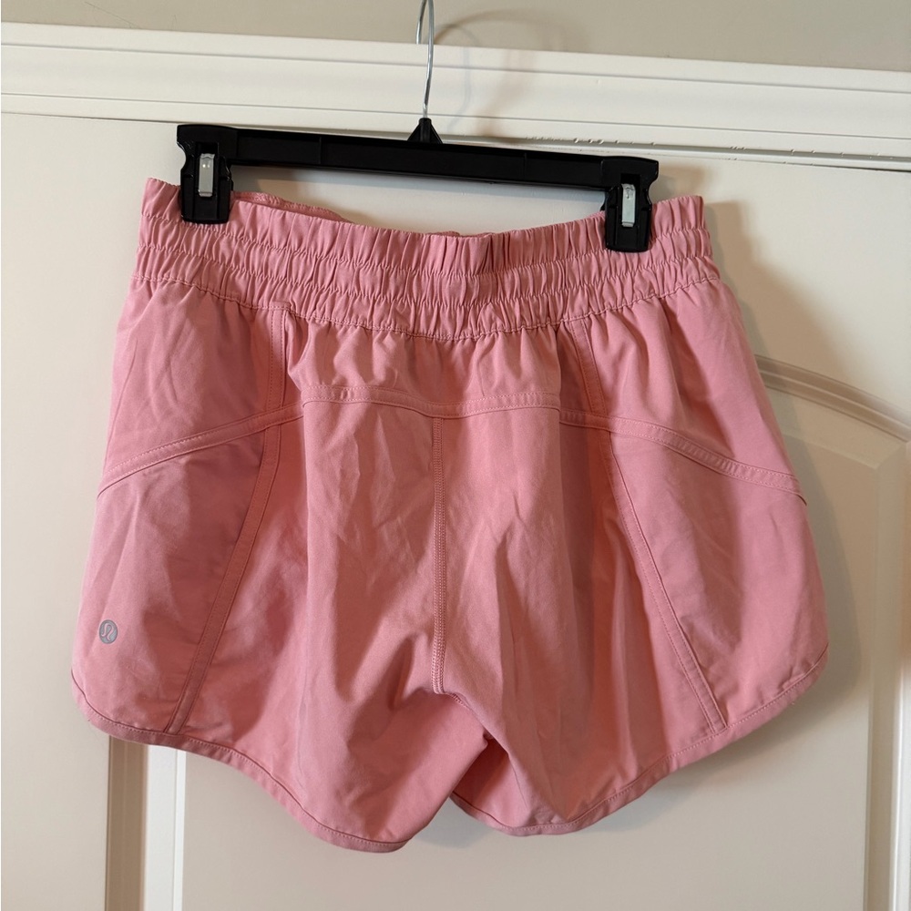 Lululemon Light Pink Tracker Shorts - Picture 2 of 2
